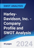 Harley-Davidson, Inc. - Company Profile and SWOT Analysis- Product Image