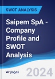 Saipem SpA - Company Profile and SWOT Analysis- Product Image