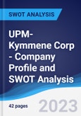 UPM-Kymmene Corp - Company Profile and SWOT Analysis- Product Image