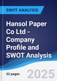 Hansol Paper Co Ltd - Company Profile and SWOT Analysis- Product Image