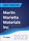Martin Marietta Materials Inc - Strategy, SWOT and Corporate Finance Report - Product Thumbnail Image
