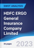 HDFC ERGO General Insurance Company Limited - Strategy, SWOT and Corporate Finance Report- Product Image