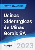 Usinas Siderurgicas de Minas Gerais SA - Strategy, SWOT and Corporate Finance Report- Product Image