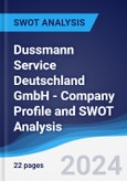 Dussmann Service Deutschland GmbH - Company Profile and SWOT Analysis- Product Image