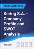 Kering S.A. - Company Profile and SWOT Analysis- Product Image