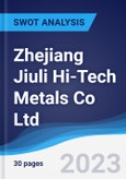 Zhejiang Jiuli Hi-Tech Metals Co Ltd - Strategy, SWOT and Corporate Finance Report- Product Image