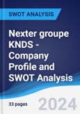 Nexter groupe KNDS - Company Profile and SWOT Analysis- Product Image