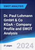 Dr. Paul Lohmann GmbH & Co KGaA - Company Profile and SWOT Analysis- Product Image