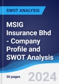 MSIG Insurance (Malaysia) Bhd - Company Profile and SWOT Analysis- Product Image