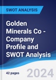 Golden Minerals Co - Company Profile and SWOT Analysis- Product Image