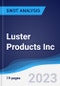 Luster Products Inc - Strategy, SWOT and Corporate Finance Report - Product Thumbnail Image