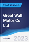 Great Wall Motor Co Ltd - Strategy, SWOT and Corporate Finance Report- Product Image