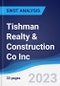 Tishman Realty & Construction Co Inc - Strategy, SWOT and Corporate Finance Report - Product Thumbnail Image