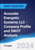 Accurate Energetic Systems LLC - Company Profile and SWOT Analysis- Product Image