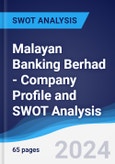 Malayan Banking Berhad - Company Profile and SWOT Analysis- Product Image