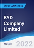 BYD Company Limited - Strategy, SWOT and Corporate Finance Report- Product Image