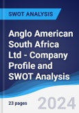 Anglo American South Africa Ltd - Company Profile and SWOT Analysis- Product Image