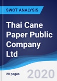 Thai Cane Paper Public Company Ltd - Strategy, SWOT and Corporate Finance Report- Product Image