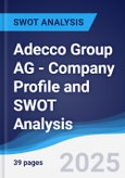 Adecco Group AG - Company Profile and SWOT Analysis- Product Image