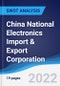 China National Electronics Import & Export Corporation - Strategy, SWOT and Corporate Finance Report - Product Thumbnail Image