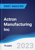 Actron Manufacturing Inc - Strategy, SWOT and Corporate Finance Report- Product Image