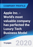Apple Inc. - World's most valuable company has perfected the Luxury Tech Business Model- Product Image