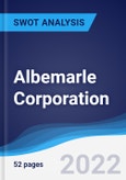 Albemarle Corporation - Strategy, SWOT and Corporate Finance Report- Product Image