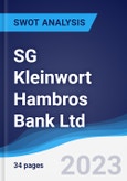 SG Kleinwort Hambros Bank Ltd - Strategy, SWOT and Corporate Finance Report- Product Image