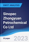 Sinopec Zhongyuan Petrochemical Co Ltd - Strategy, SWOT and Corporate Finance Report- Product Image