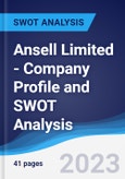 Ansell Limited - Company Profile and SWOT Analysis- Product Image