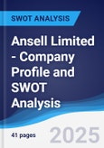 Ansell Limited - Company Profile and SWOT Analysis- Product Image