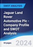 Jaguar Land Rover Automotive Plc - Company Profile and SWOT Analysis- Product Image
