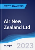 Air New Zealand Ltd - Strategy, SWOT and Corporate Finance Report- Product Image