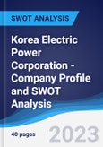 Korea Electric Power Corporation - Company Profile and SWOT Analysis- Product Image