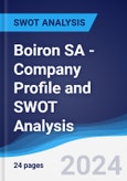 Boiron SA - Company Profile and SWOT Analysis- Product Image