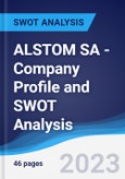 ALSTOM SA - Company Profile and SWOT Analysis- Product Image