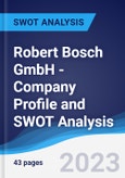 Robert Bosch GmbH - Company Profile and SWOT Analysis- Product Image