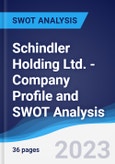 Schindler Holding Ltd. - Company Profile and SWOT Analysis- Product Image