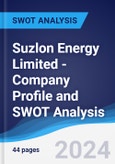 Suzlon Energy Limited - Company Profile and SWOT Analysis- Product Image