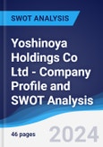 Yoshinoya Holdings Co Ltd - Company Profile and SWOT Analysis- Product Image