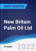New Britain Palm Oil Ltd - Strategy, SWOT and Corporate Finance Report- Product Image