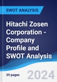 Hitachi Zosen Corporation - Company Profile and SWOT Analysis- Product Image