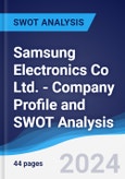 Samsung Electronics Co Ltd. - Company Profile and SWOT Analysis- Product Image