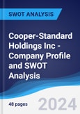 Cooper-Standard Holdings Inc - Company Profile and SWOT Analysis- Product Image