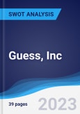 Guess, Inc. - Strategy, SWOT and Corporate Finance Report- Product Image