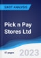 Pick n Pay Stores Ltd - Strategy, SWOT and Corporate Finance Report - Product Thumbnail Image