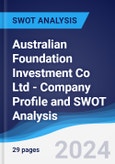 Australian Foundation Investment Co Ltd - Company Profile and SWOT Analysis- Product Image