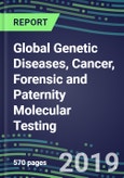 Global Genetic Diseases, Cancer, Forensic and Paternity Molecular Testing, 2019-2023: US, Europe, Japan-Supplier Shares, Country Segment Forecasts, Emerging Technologies, Competitive Landscape- Product Image