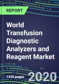2024 World Transfusion Diagnostic Analyzers and Reagent Market Forecasts for 40 Immunohematology and NAT Assays: Americas, EMEA, APAC - A 90-Country Analysis - Supplier Shares and Strategies, Latest Technologies and Instrumentation- Product Image