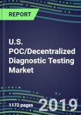 U.S. POC/Decentralized Diagnostic Testing Market, 2019-2023: Supplier Shares and Strategies, Volume and Sales Forecasts for 300 Tests, Emerging Technologies, Instrumentation Review- Product Image